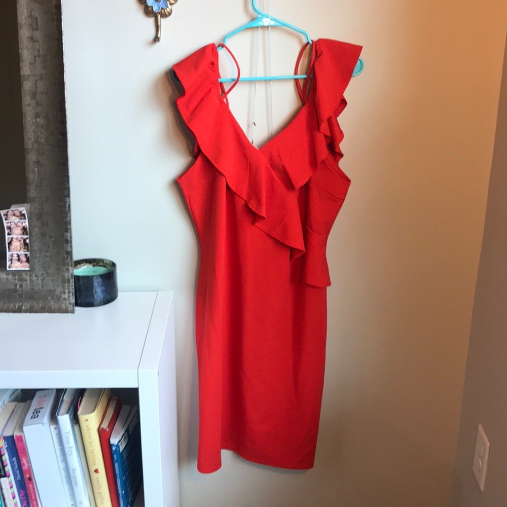 Beautiful body con cold shoulder dress